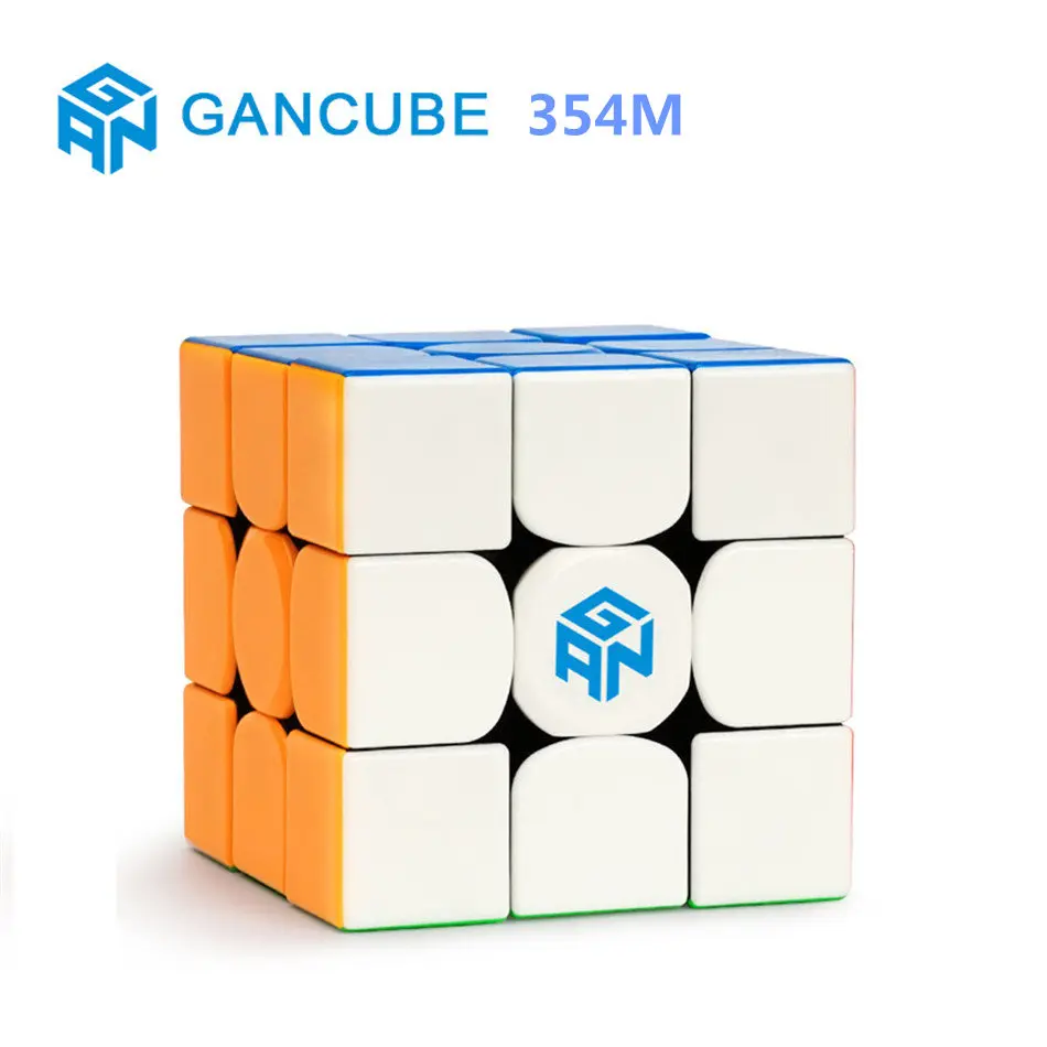 

GAN 3x3 CUBE 354M 3x3x3 Magnetic Cube 3Layers Speed Cube Professional Magnetic Puzzle Toys For Children Kids Gift Toy