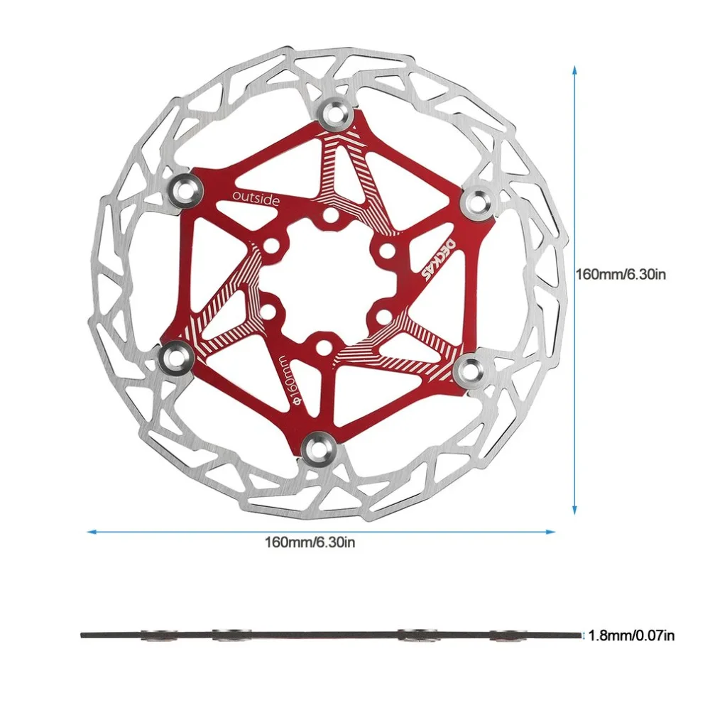 7 цветов Ультра-светильник MTB горный велосипед тормозной диск поплавок плавающие колодки 160 мм 6 Болт роторы запчасти велосипедные аксессуары