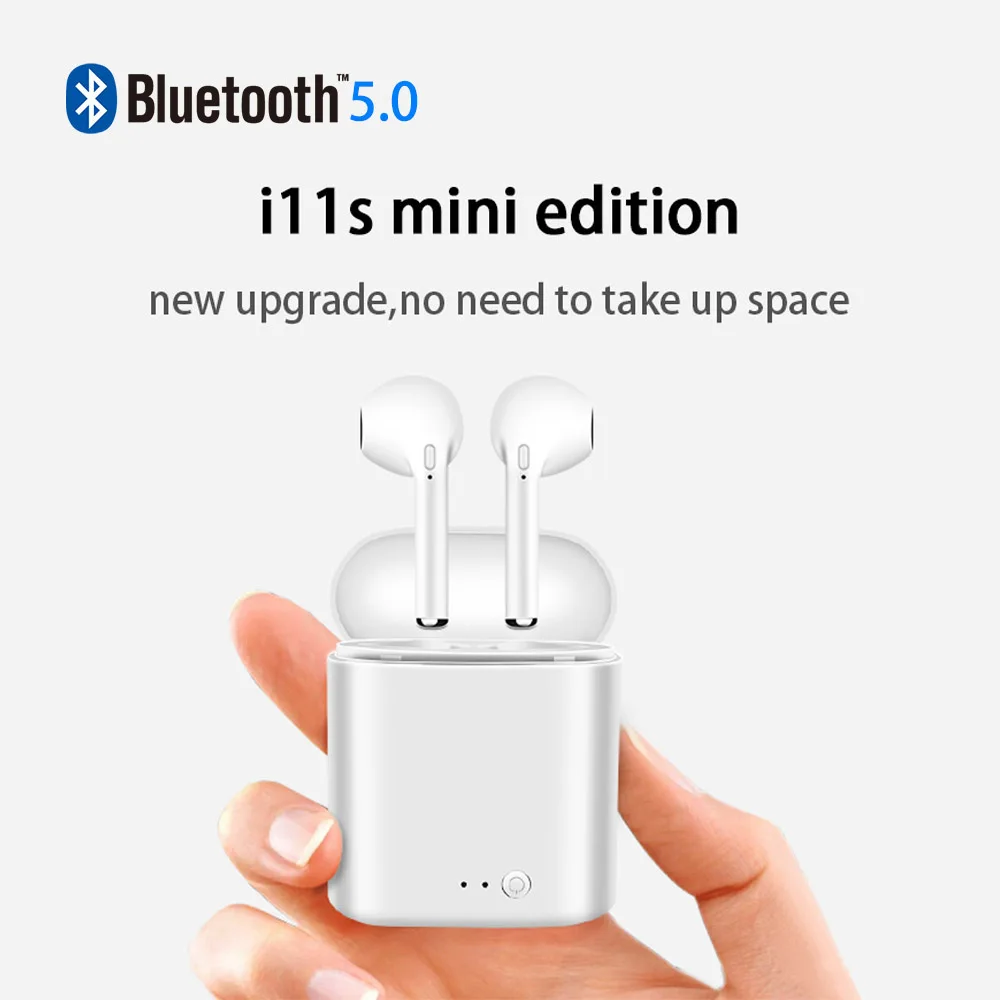 Беспроводные мини наушники i11 TWS с Bluetooth 5 0 беспроводные вкладыши гарнитура i7s