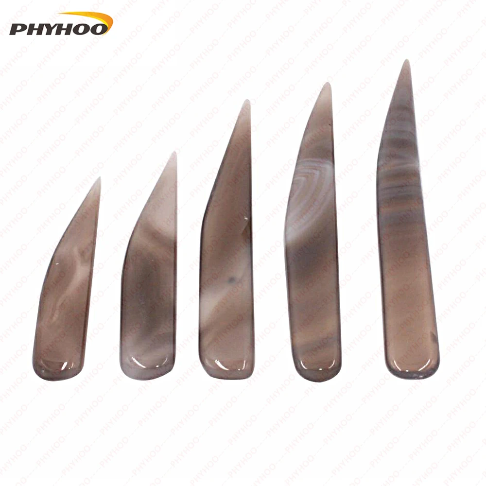 PHYHOO Agate Burnisher Knife Craft Polishing Tool for Gold and Sliver