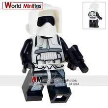 WM411 Scout Troopers Одиночная распродажа Дарт Реван йода красная гвардия Дарт набор Вейдера строительные блоки модели Кирпичи Игрушки