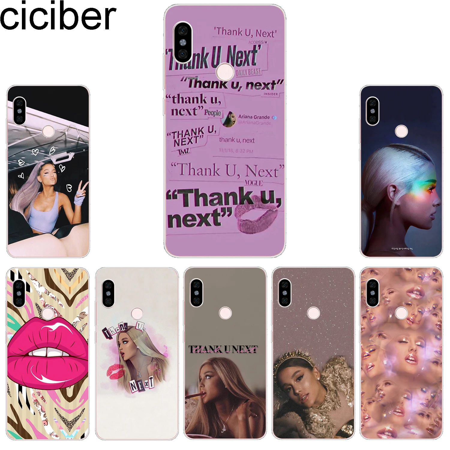 Ciciber чехол для телефона Xiaomi Mix Max 3 2 2s Mi A2 9 8 6 5 F1 A1 5X 6X 5c 5S Lite Plus Pro SE Ariana Grande |