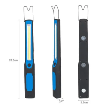 

COB LED Magnetic Work Light Rechargeable Inspection Torch Lamp Flexible Cordless