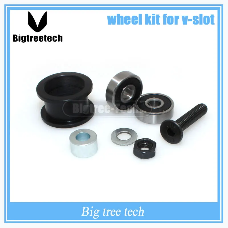 

10 pcs Smooth Idler Pulley wheel Kit POM Idler pulley without bearing for C-bean for Openbuilds V-Slot rail Kit065