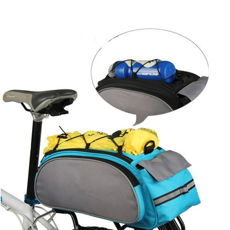 

13L Mountain Road Bike Bicycle Cycling Rear Seat Rack Trunk Bag Pack Pannier Carrier Shoulder Bag Waterproof Handbag Hot