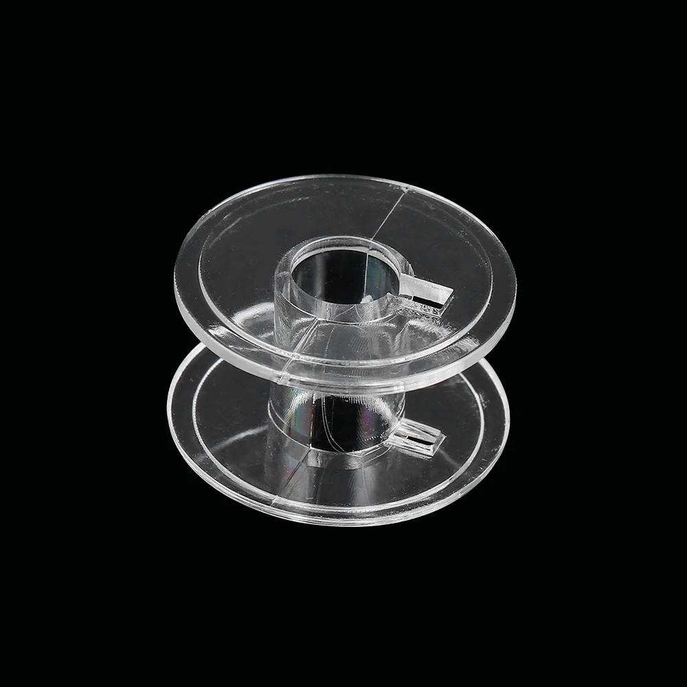 10/30pcs Thread Bobbin Plastic Transparent Empty Coils For Brother Janome Singer Linen Spool Craft Storage Holder Sewing Machine