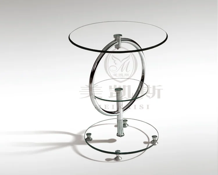 Toughened glass small tea table