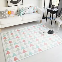 Простой корейский стиль Коврики для прямоугольный ковер для спальни коврик для гостиной геометрический рисунок ковер украшение дома