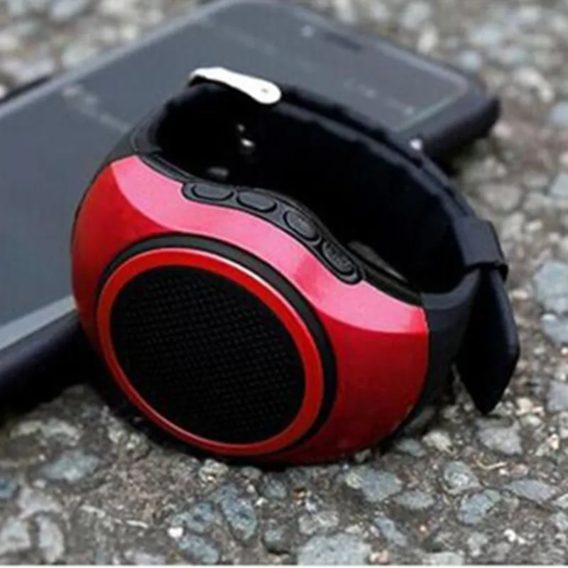B20 Bluetooth Движение Music часы Портативный Мини Часы 2.1 + EDR Спорт Динамик TF карты FM
