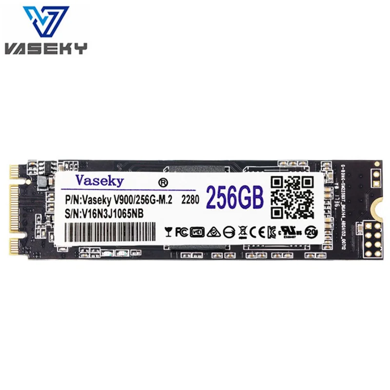 Vaseky Внутренние твердотельные накопители M.2 2280 256 GB 128 GB 60 GB SSD NGFF Разъем hdd M2 ssd жесткий диск 1,8 дюймовый ноутбук Тетрадь