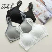 Стиль белое сексуальное нижнее белье с тесьмой бюстгальтер движение анти-подложка жилет обернутый грудь бюстгальтер женский
