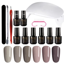 MIZHSE маникюрный набор для ногтей набор гель-лаков для ногтей инструменты для маникюра Полупостоянный УФ-гель все для маникюра педикюра