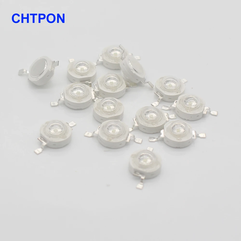 

50pcs a Lot 1W 3W CREE 1W High Power LED Light-Emitting Diode LEDs Chip SMD Spot Light Down light Diode Lamp Bulb For DIY