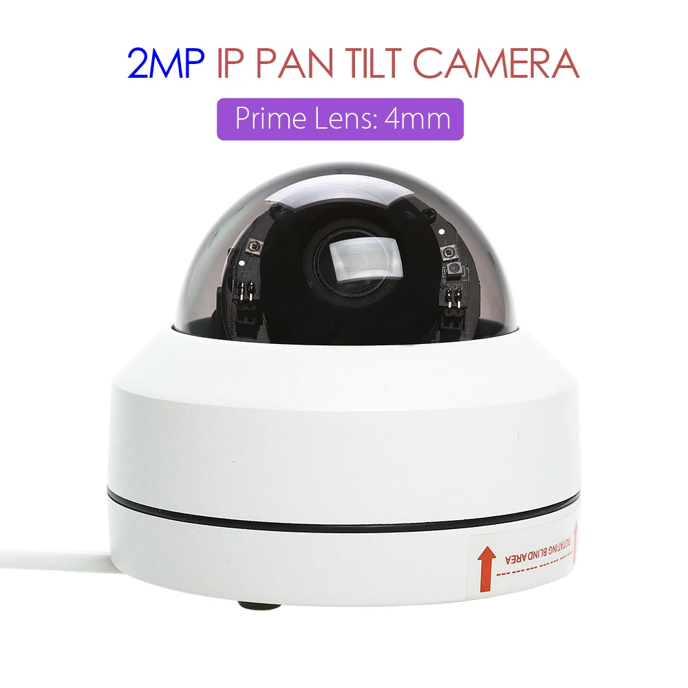 

2MP 1080P HD IP Camera Smart Network 4mm Home Security Pan Tilt IR Night Vision CCTV Surveillance Camera Mini Dome Camera