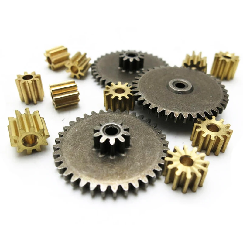 

Metal Gear Copper Gear 0.5 Modulus Four Drive Gear Transmission Wheel Motor Spindle Gear