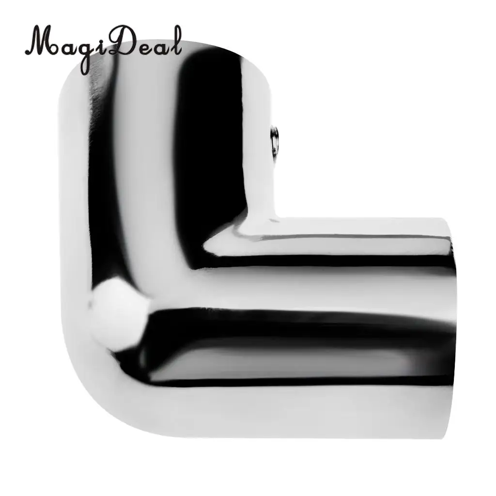 Durable Marine Boat Hand Rail Fittings 90 Degree Elbow -7/8' Tubing 316 Stainless Steel for Fishing Kayaking Canoeing Accessory