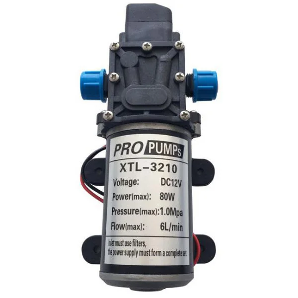 3210-80 Electric diaphragm pump High pressure car wash 12V24V 80W Self-priming DC with switch | Обустройство дома