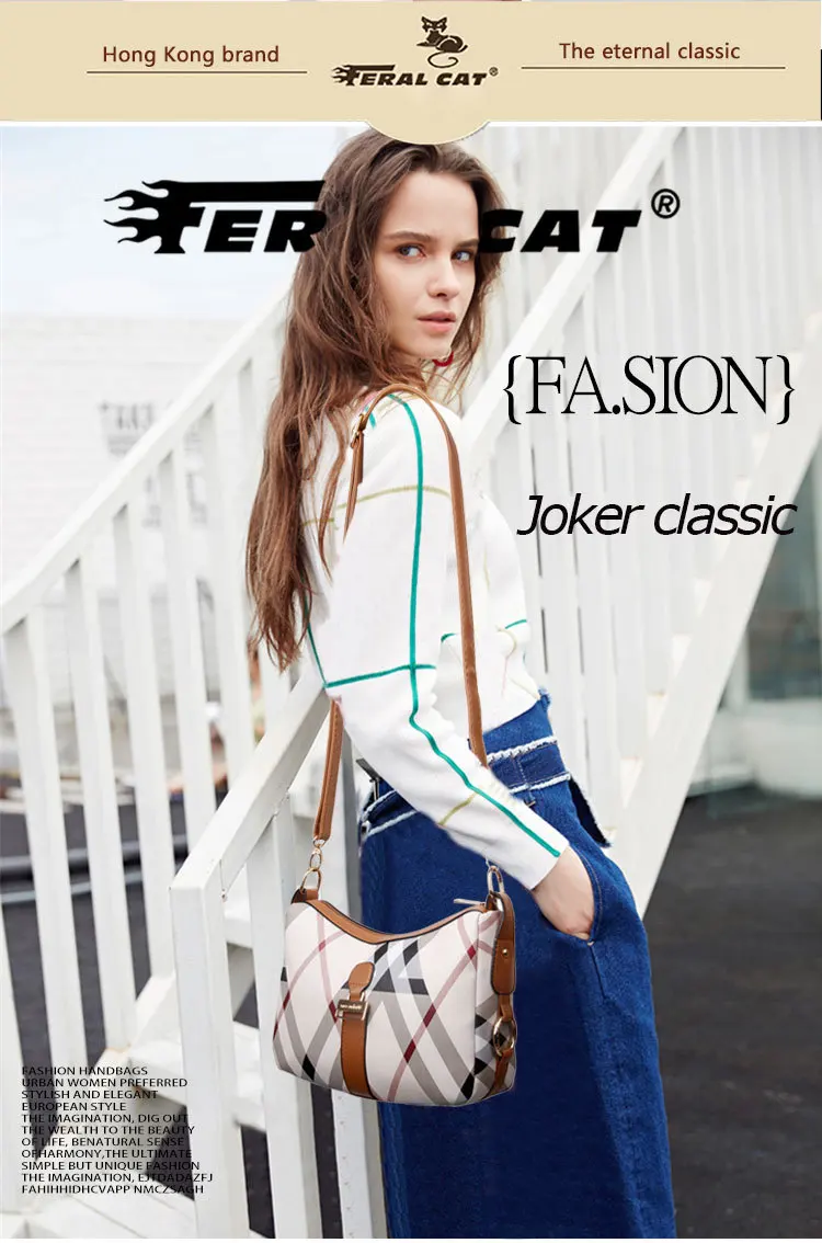FERAL CAT Women Handbags Luxury Designer 2018 Woman Shoulder Bags Casual Crossbody Bag42