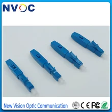 100 шт./лот, LC UPC одномодовый волоконно-оптический Быстрый разъем LC встроенный Тип FTTH волоконно-оптический Быстрый разъем