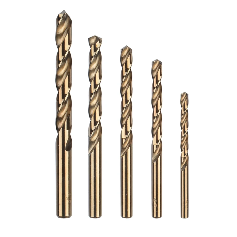 

Drill Bit Cobalt Twist Drill M35 Metal Cutter For Stainless Steel Copper, Aluminum, Zinc Alloy