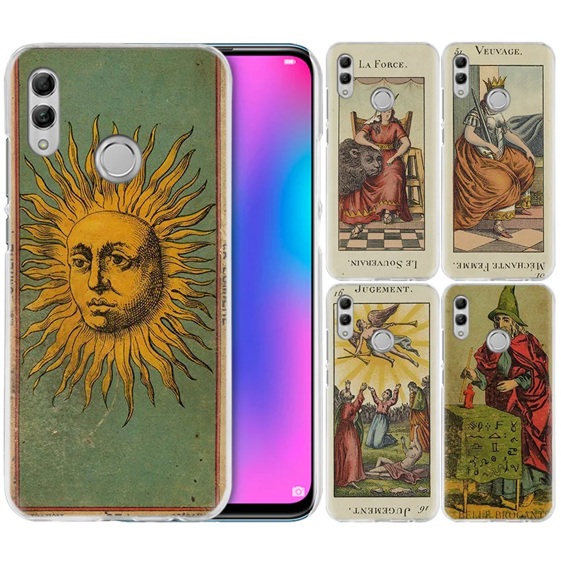 

Tarot Cards Reading Case for Huawei Honor 8X Y9 9 10 Lite Play 7C 8C 8S 8A 7S 7A Pro V20 20i Y6 Y7 Y5 2019 Hard PC Phone Cover