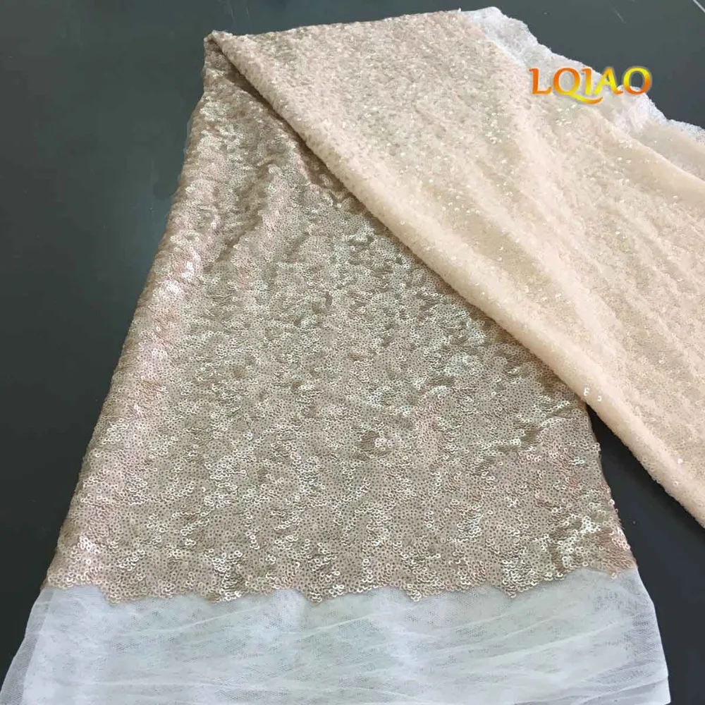 ivory champagne sequin fabric-01