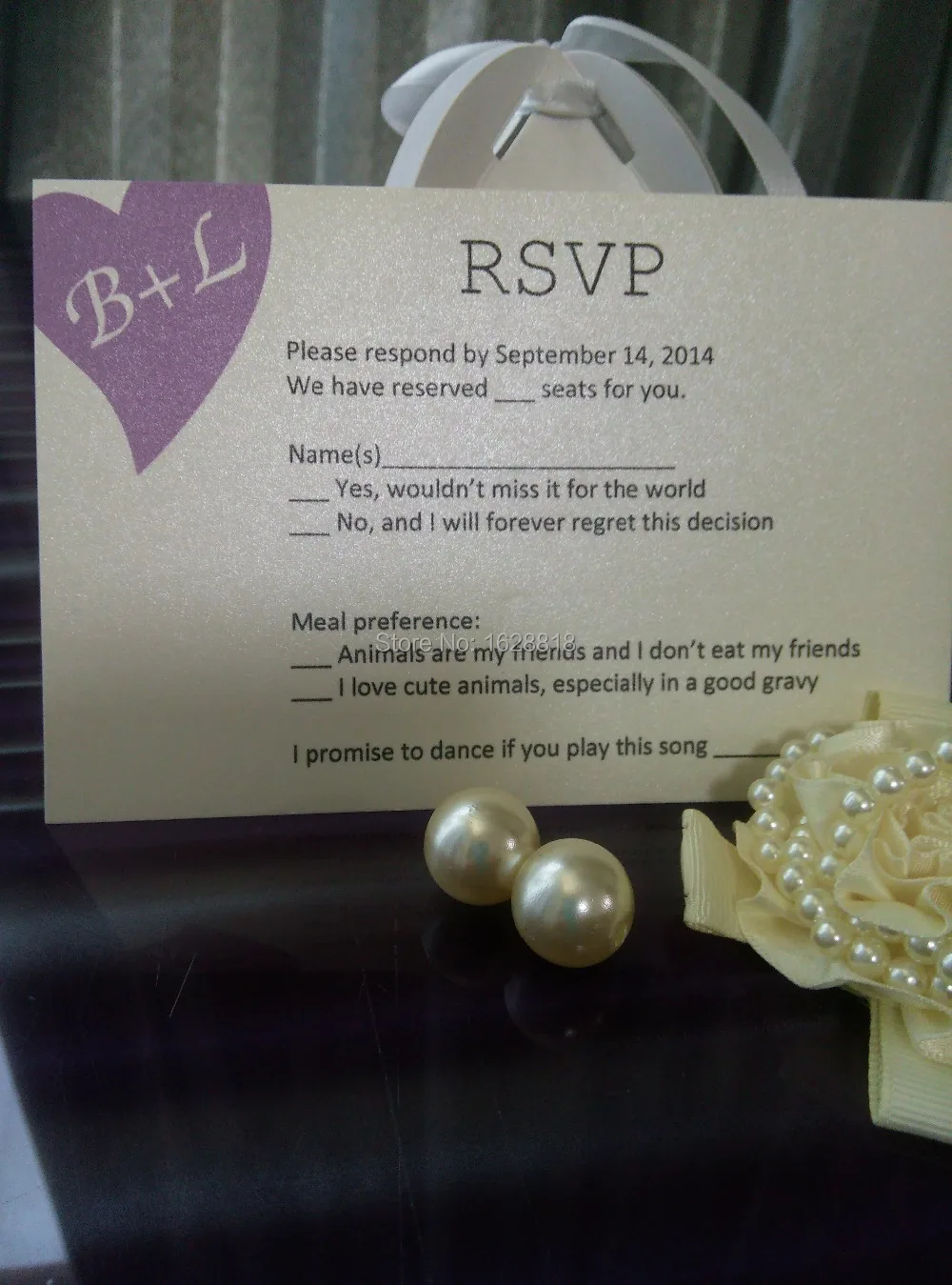 customized printing words rsvp card message reply card for wedding reply to wedding invitation