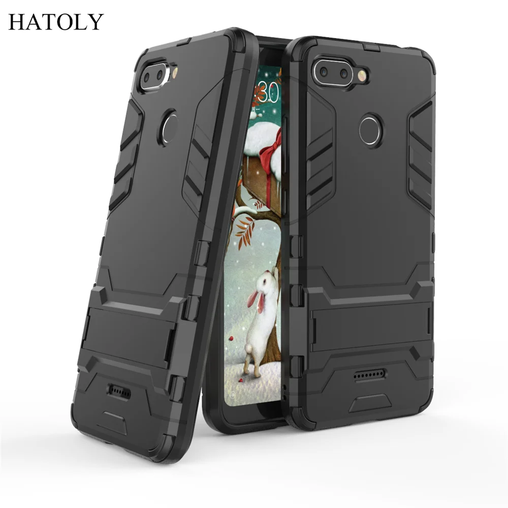 

Cover Xiaomi Redmi 6 Case Rubber Robot Armor Silicone Phone Shell Hard Phone Case for Xiaomi Redmi 6 Cover for Xiaomi Redmi 6