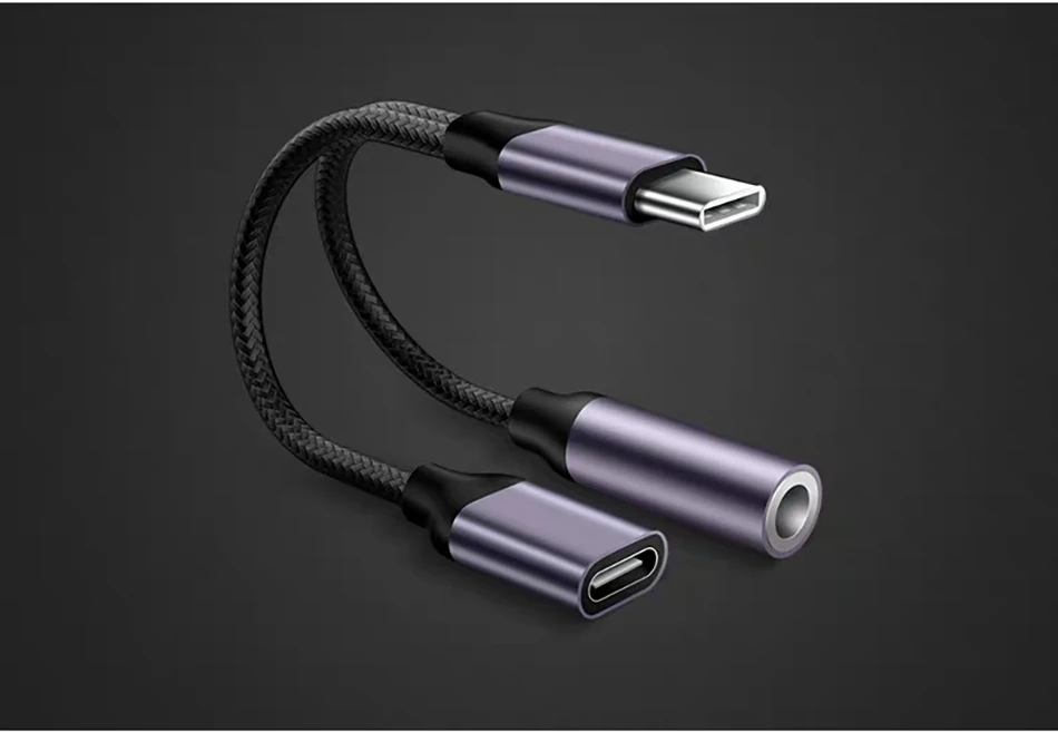 !ACCEZZ USB Type C Headphone Adapter For Huawei Mate 10 RS P20 Pro Xiaomi Mi6 8 Mix2S 3.5mm Jack Aux Adapter Charging Connector (9)