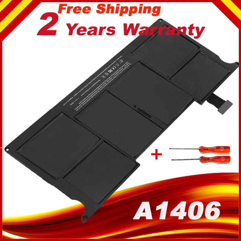 

A1406 laptop Battery for Apple MacBook Air 11" A1465 2012 A1370 2011 production Free shipping