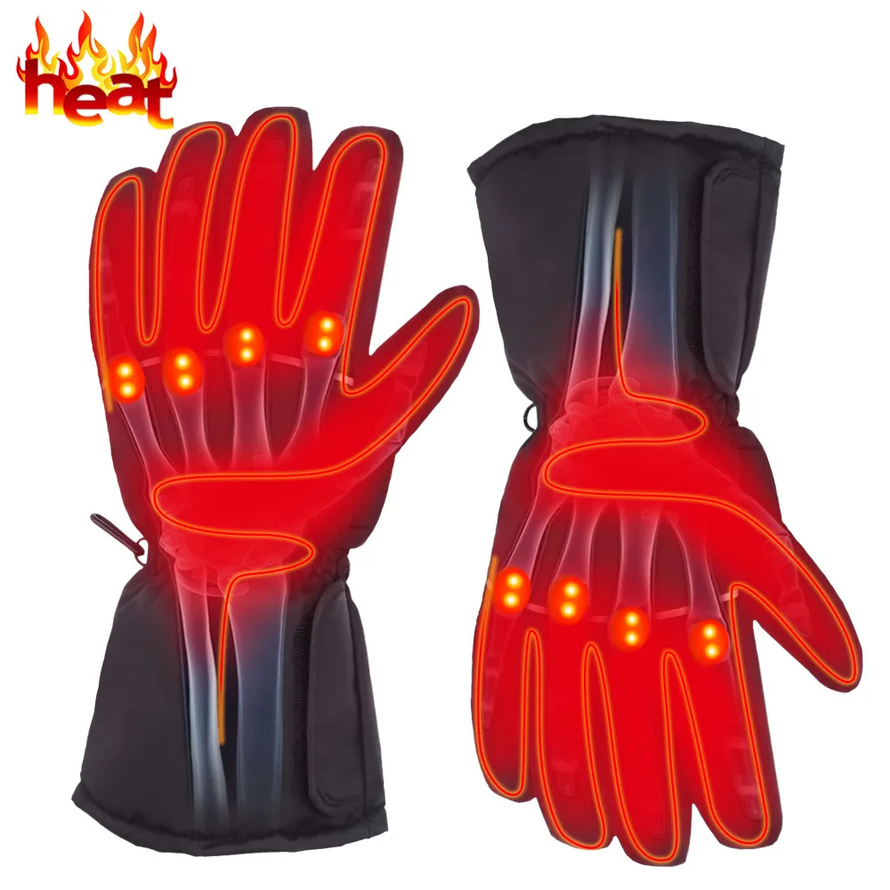 

Winter Heated Gloves for Men and Women Hand Warmer 4.5V/3.7V/7.4V battery Thermal Gloves for Winter Outdoor Indoor Activites
