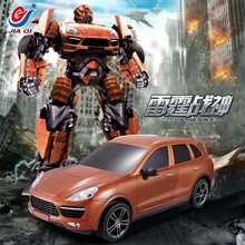 Робот-трансформер, автомобиль с дистанционным управлением, модель игрушечной машины, электрический автомобиль с дистанционным управлением, детская Игрушечная машина, подарки для детей