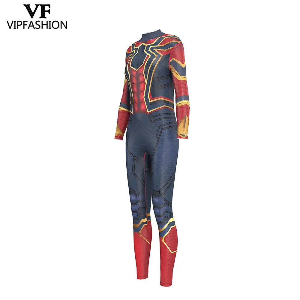 VIP Мода новые продукты 3D супер герой паук Moive костюм с принтом костюмы для женщин комбинезон Вечерние боди для косплея