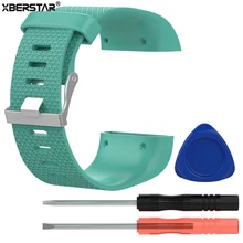 Replacement TPE Wrist band Watch Strap for Fitbit Surge Strap Watchbands GPS Heart Rate Monitor w
