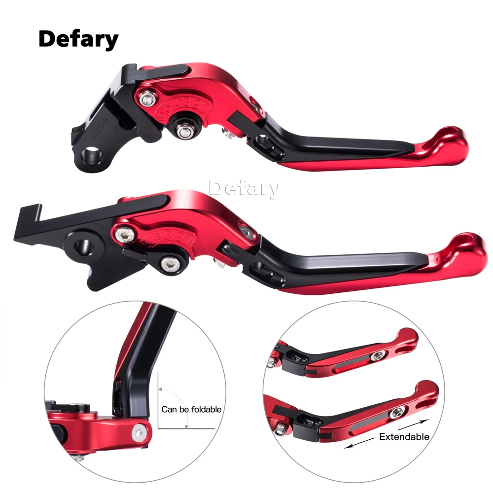 Defary Мотоцикл тормозные рычаги сцепления для Honda cbr300r/CB300F/FA 2017-2014 Выдвижная и