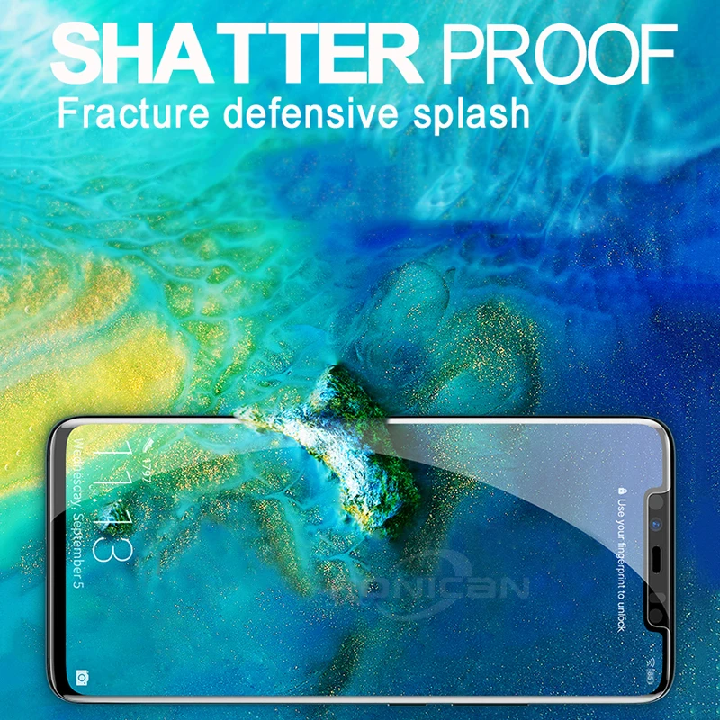 Для Huawei Mate 20 Pro RS Nano Liquid UV полное клеевое закаленное стекло для Samsung Galaxy S7 edge S8 S9 Plus