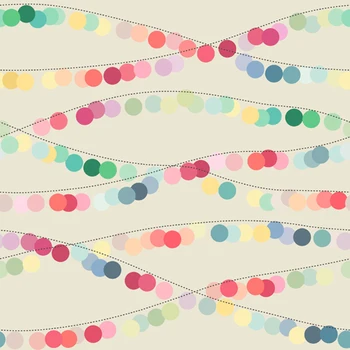 

colorful circle garlands Photography Backdrop Photo Background Quality Vinyl