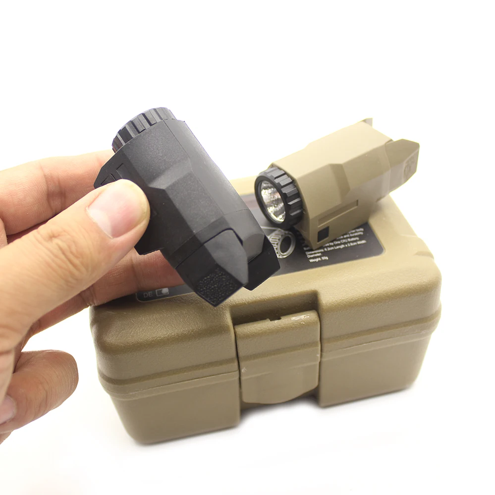 Компактный белый светильник с креплением на оружие для автоматического пистолета Glock 200 люмен тактический охотничий