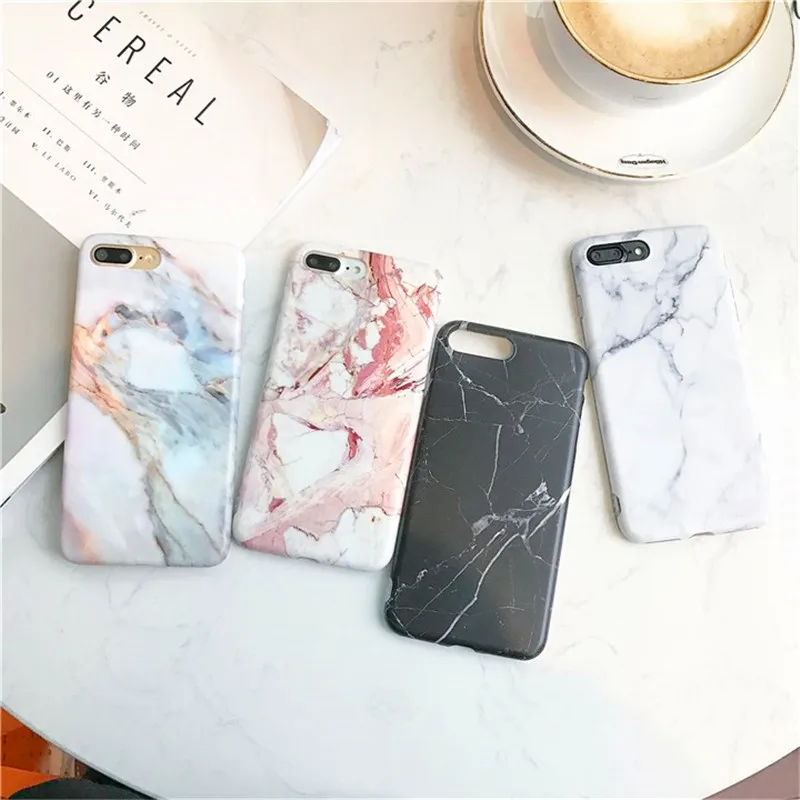 Красочные Мрамор телефон чехол для iPhone х 6 S 7 8 плюс забавная Геометрия сращивания