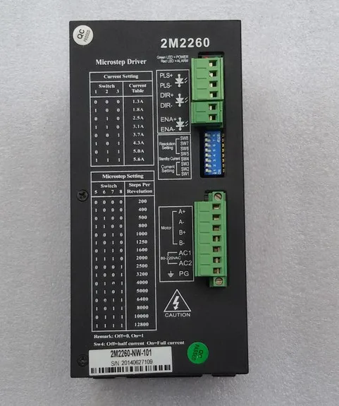 2pcs/lot 2M2260 Nema34 42 51 2-phase AC stepper motor driver 220V stepper driver 2pcs lot cx20585 11z audio driver