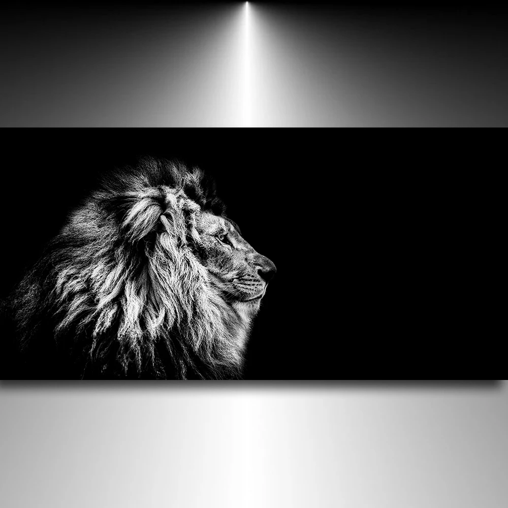 

Nordic poster canvas Wall art animal lion painting home deor Wall Pictures print for Living Room Art Pictures morden print art