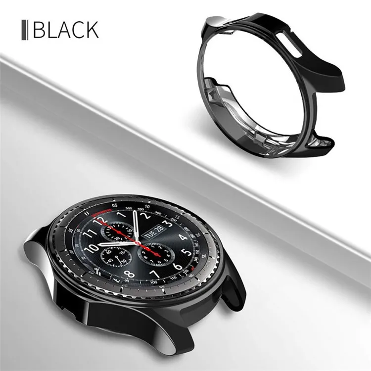 Чехол для samsung gear S3 frontier Galaxy Watch 46 мм мягкий ТПУ Универсальный защитный чехол-бампер чехол рамка края вокруг