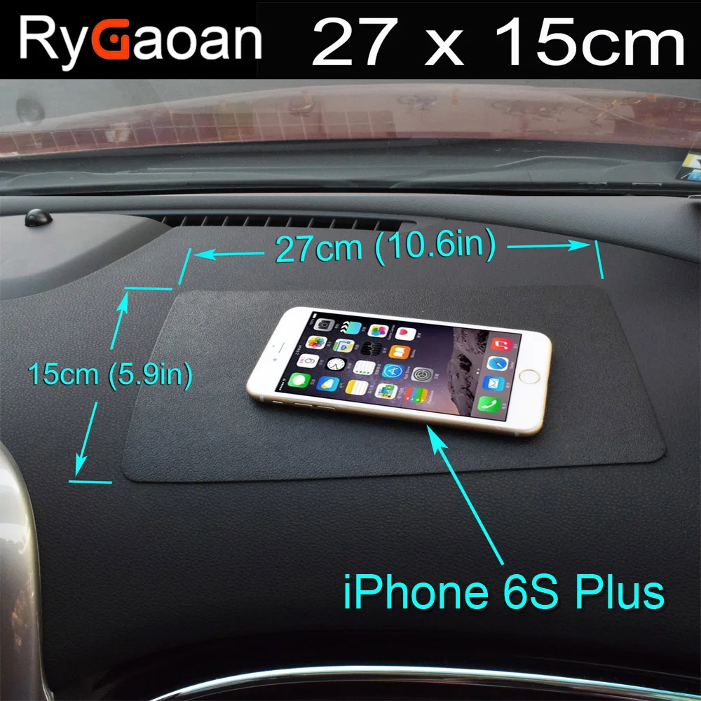

RyGaoan Quality 27*15cm (10.6*5.9in) Universal Big Size Car Dashboard Magic Anti Slip Mat Non-slip Sticky Pad for iPhone Mobile