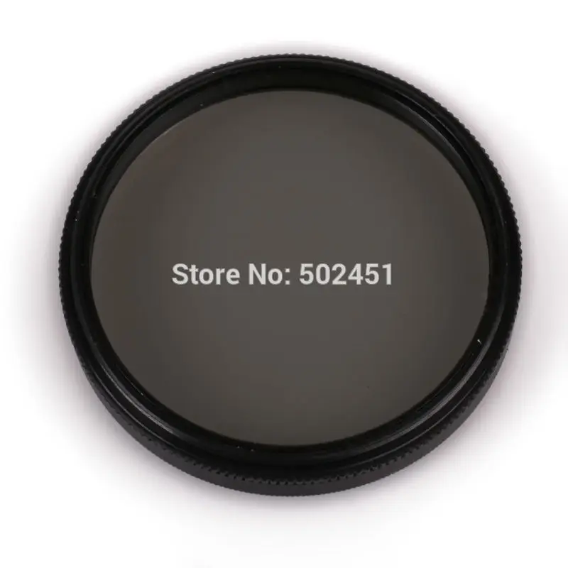 Filtre polarisant CPL pour objectif photo, montrant la rotation de la bague pour ajuster la polarisation.