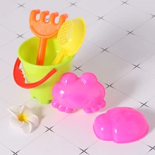 5 шт./компл. крошечные пляжные песочные игрушечные инструменты ведро набор для малышей детские подарки