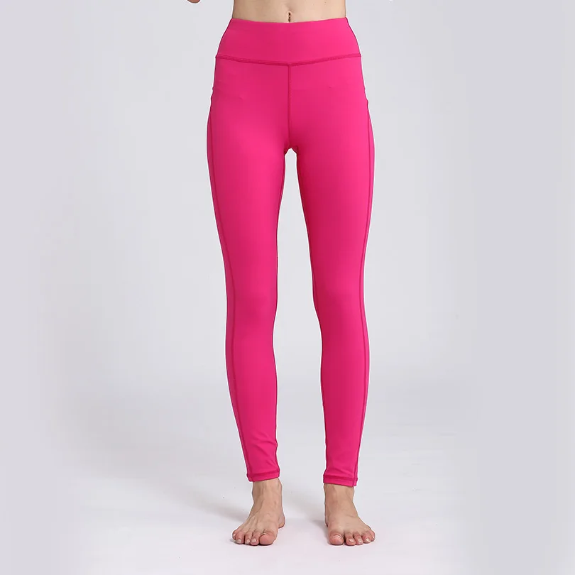 Женские брюки для йоги осень зима тонкие свободные спортивные штаны черные серые штаны с высокой талией - Цвет: rose pink
