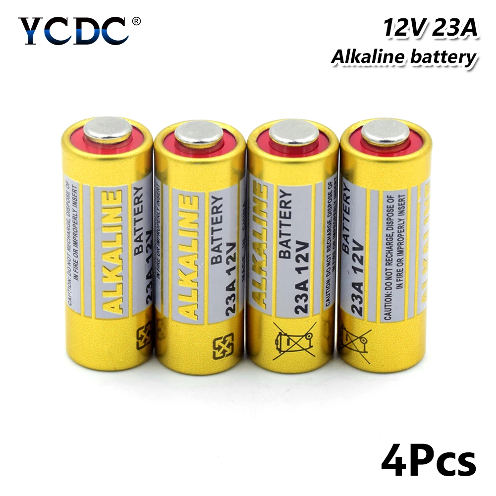 Высококачественная сухая батарея 23A 4 шт. 23GA A23 A23S E23A EL12 GP23A K23A 21/23 GP23AE LRV08 8F10R