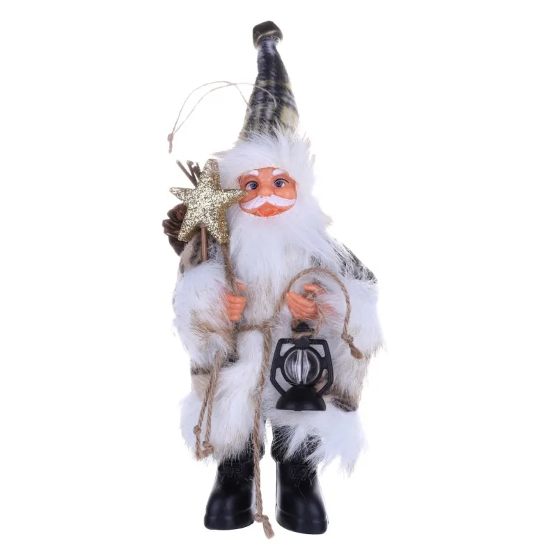 Рождественские украшения в виде Санта-Клауса, снеговика, лося, куклы, рождественские украшения, вечерние украшения для дома, подарок на год Z - Color: 22cm