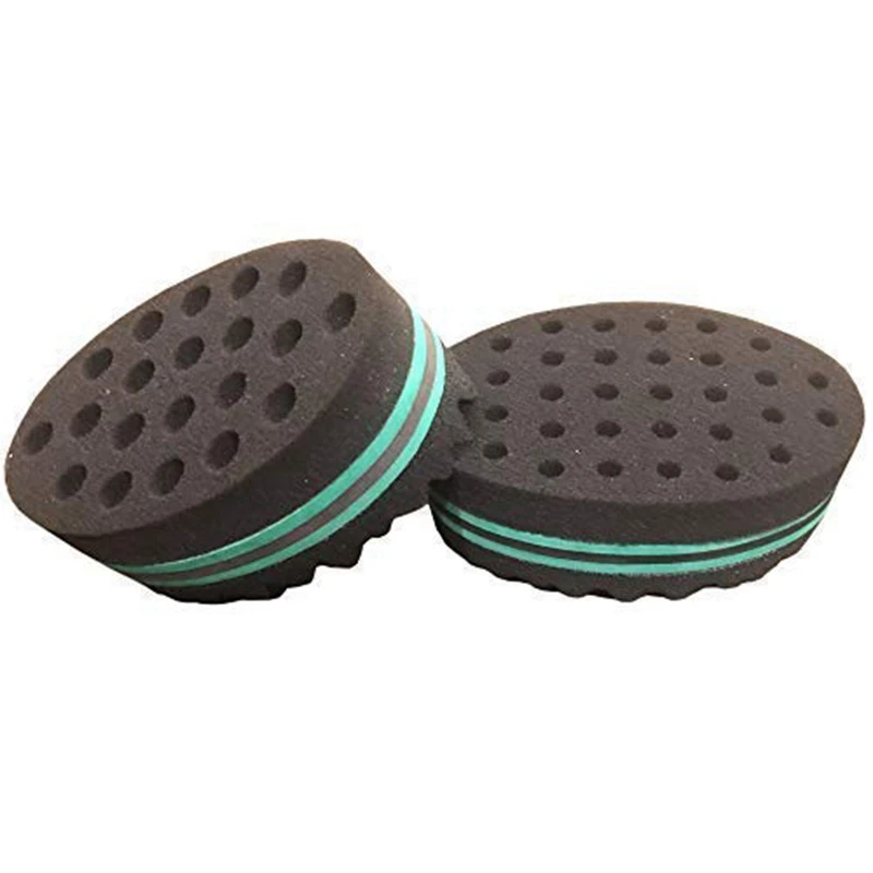 2Pcs Bundled Large And Small Magic Twist Hair Curl Sponge Brush Coil Wave For Natural | Красота и здоровье