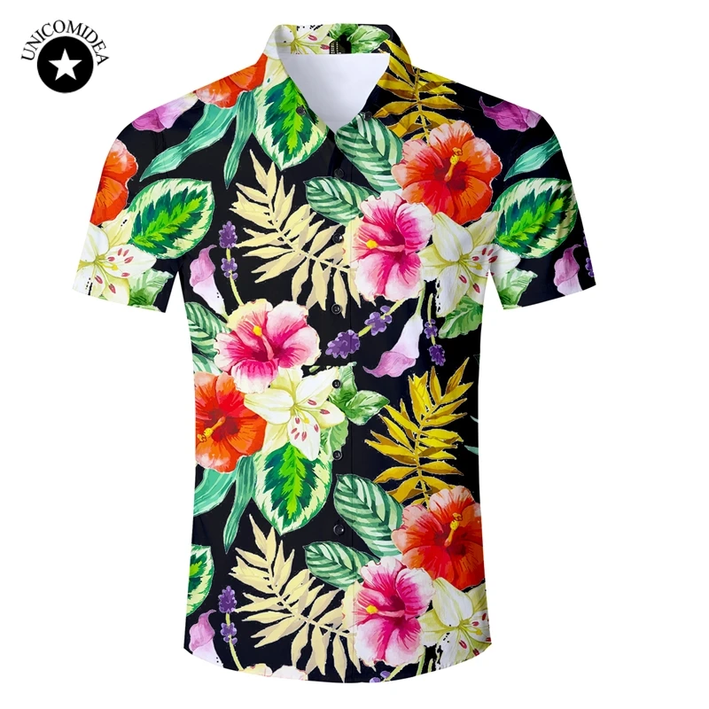 mens hawaiian dress shirts